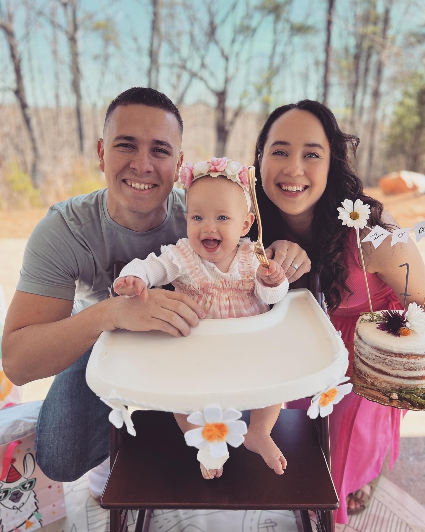 Family photo from Noa's first birthday